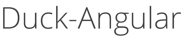 Duck Angular Logo